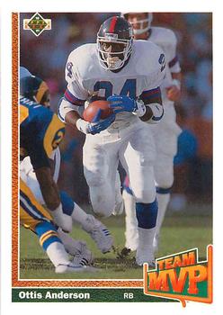 Ottis Anderson TM New York Giants 1991 Upper Deck NFL #469